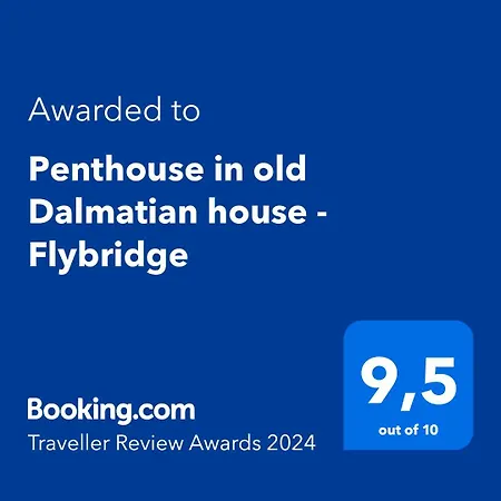 Nyaraló Penthouse In Old Dalmatian House - Flybridge *